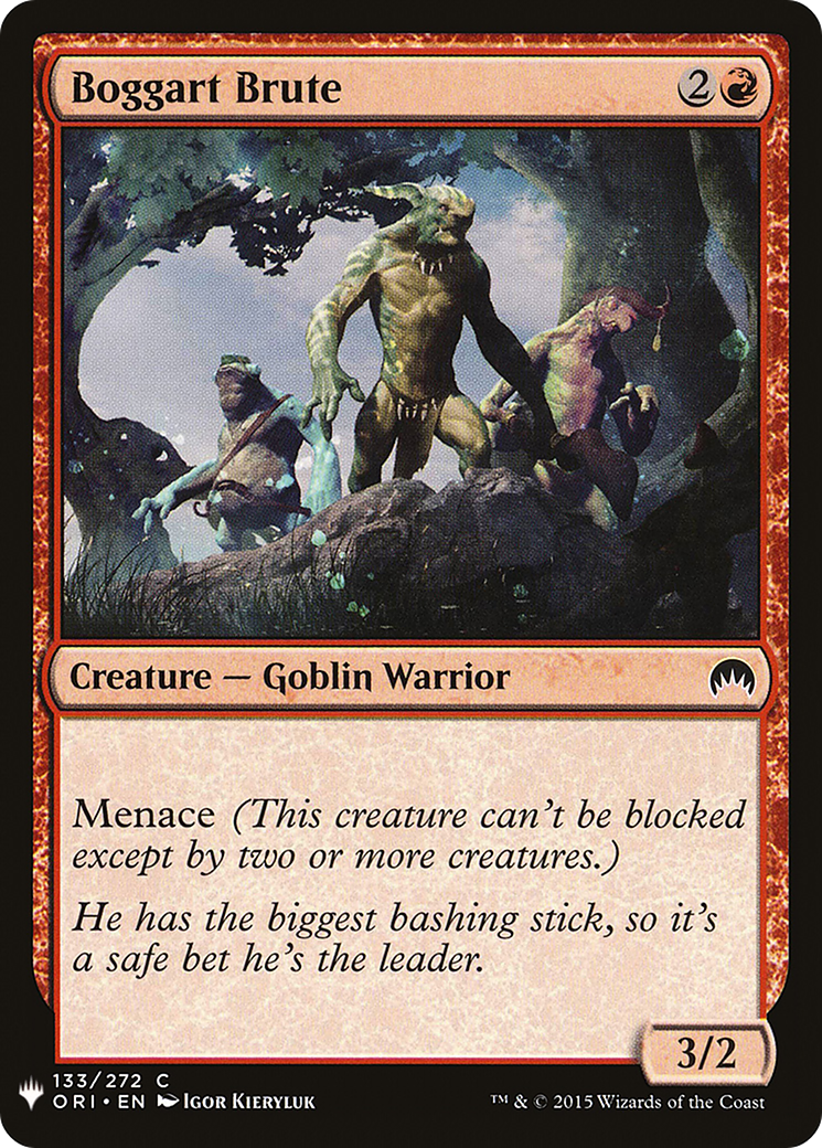 Boggart Brute (LIST-133) - The List
