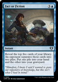 Fact or Fiction (CMM-091) - Commander Masters Foil