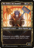 Mr. Orfeo, the Boulder (Showcase) (SNC-320) - Streets of New Capenna: (Showcase) Foil