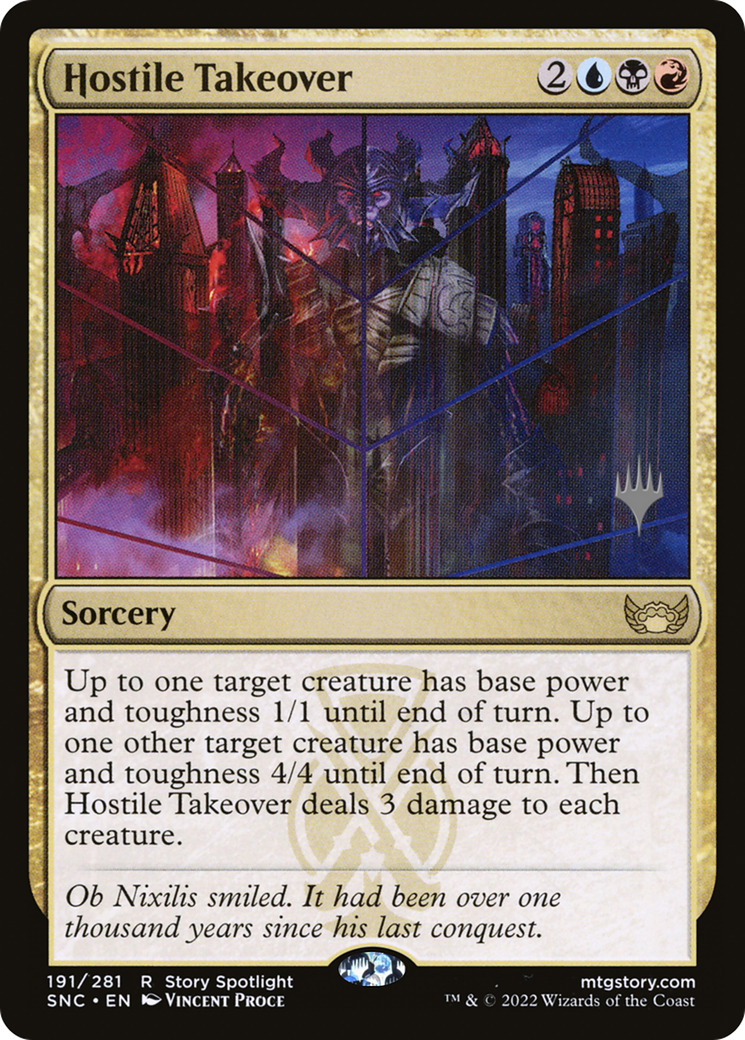 Hostile Takeover (PPSNC-191) - Streets of New Capenna Promos