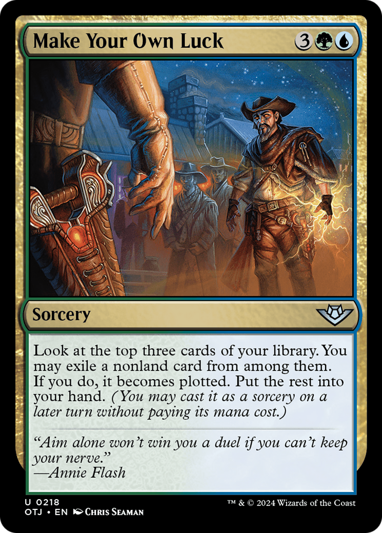 Make Your Own Luck (OTJ-218) - Outlaws of Thunder Junction Foil