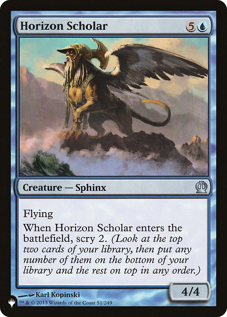 Horizon Scholar (LIST-51/249) - The List