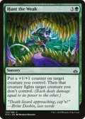 Hunt the Weak (RIX-133) - Rivals of Ixalan Foil