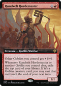 Rundvelt Hordemaster (Extended Art) (DMU-409) - Dominaria United: (Extended Art)