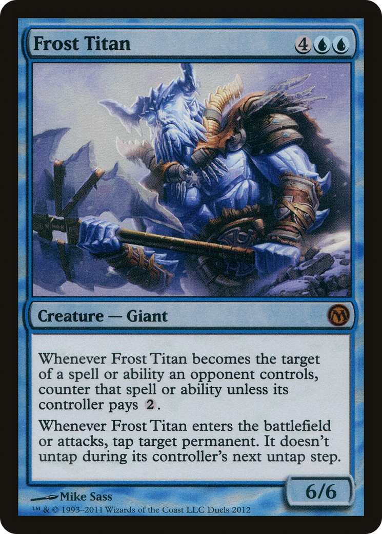 Frost Titan (MEDIA-) - Duels of the Planeswalkers 2012 Promos Foil