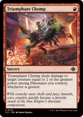 Triumphant Chomp (LCI-170) - The Lost Caverns of Ixalan