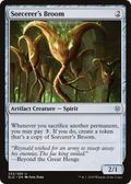Sorcerer's Broom (ELD-232) - Throne of Eldraine Foil