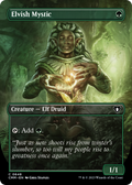 Elvish Mystic (Borderless) (CMM-648) - Commander Masters Foil