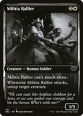 Militia Rallier (DBL-291) - Innistrad: Double Feature Foil