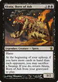Akuta, Born of Ash (SOK-061) - Saviors of Kamigawa Foil
