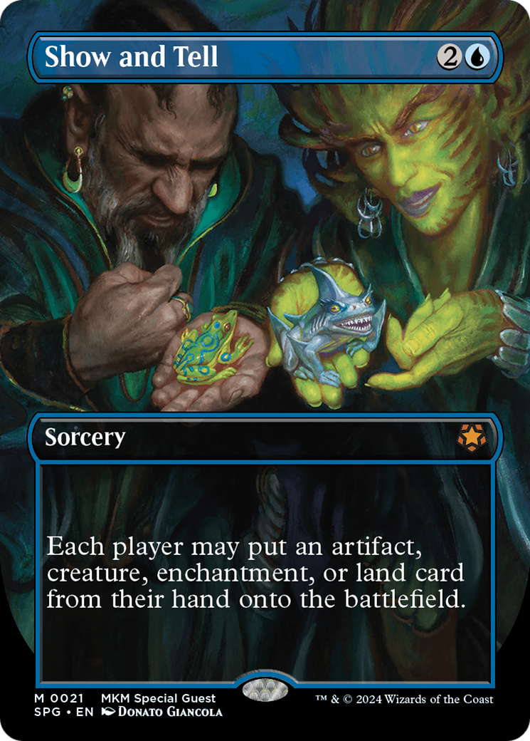 Show and Tell (Borderless) (SPG-021) - Special Guests Foil