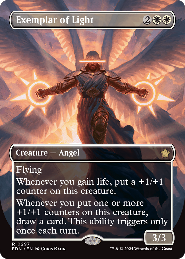 Exemplar of Light (Borderless) (FDN-297) - Foundations Foil
