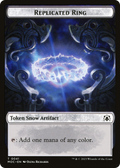 Replicated Ring (TMOC-041) - March of the Machine Commander Tokens: (snow)