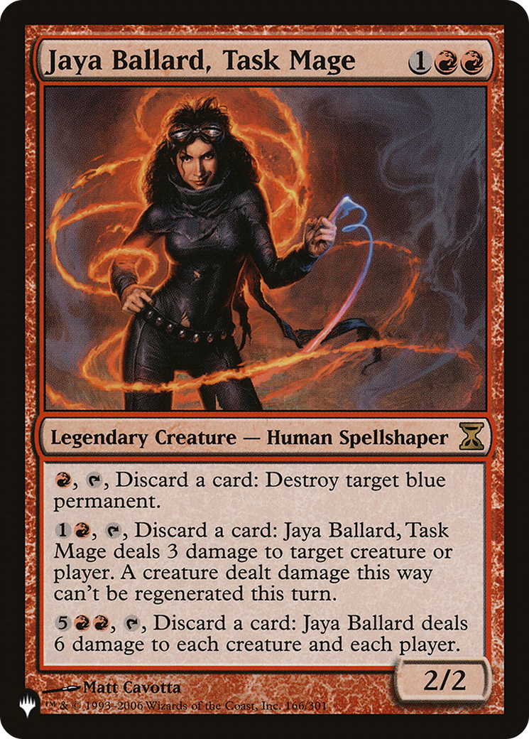 Jaya Ballard, Task Mage (LIST-166/301) - The List