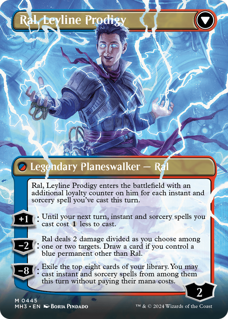 Ral, Monsoon Mage (Borderless) (MH3-445) - Modern Horizons 3 Foil