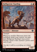 Belligerent Yearling (LCI-133) - The Lost Caverns of Ixalan Foil