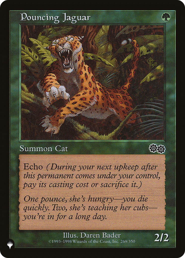Pouncing Jaguar (LIST-269/350) - The List