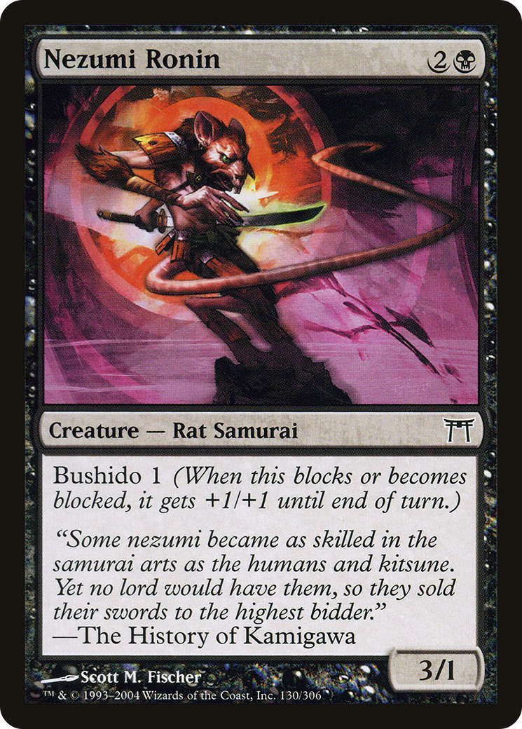 Nezumi Ronin (CHK-130) - Champions of Kamigawa Foil