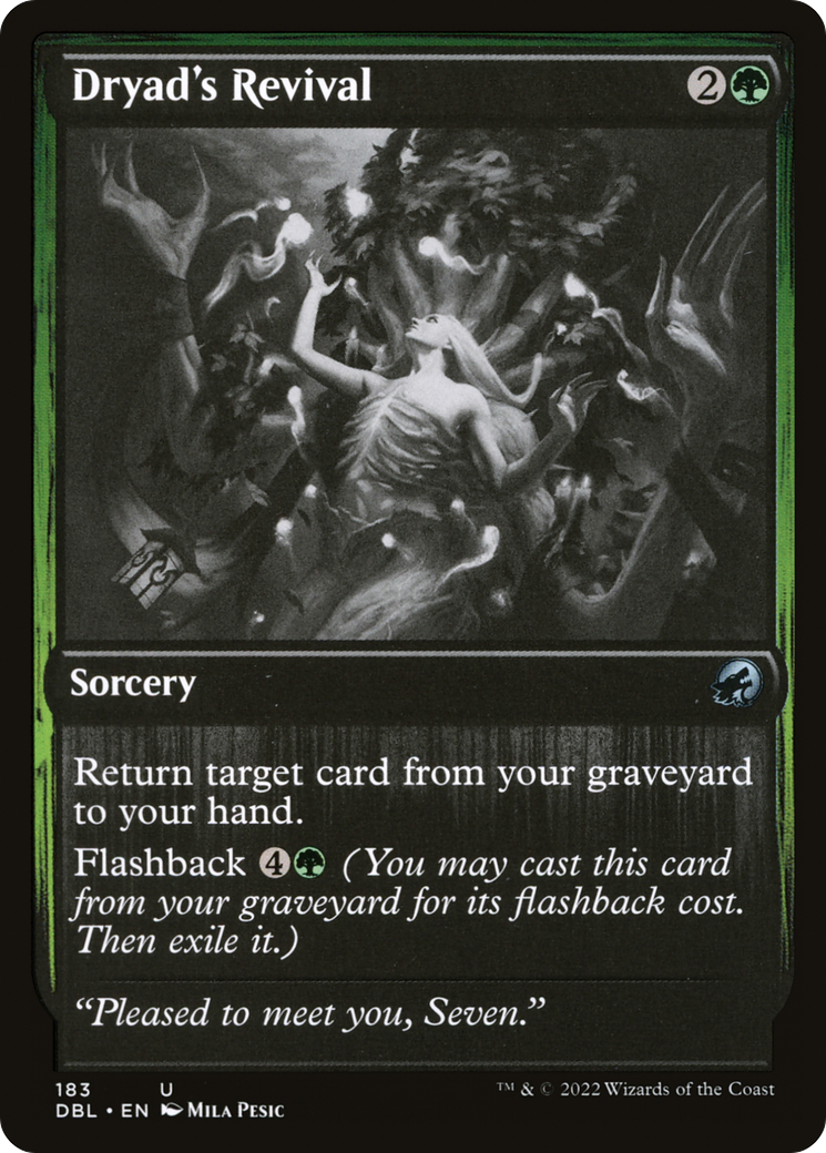 Dryad's Revival (DBL-183) - Innistrad: Double Feature Foil