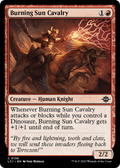 Burning Sun Cavalry (LCI-138) - The Lost Caverns of Ixalan Foil