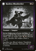 Restless Bloodseeker (DBL-395) - Innistrad: Double Feature: (Double Faced Transform)