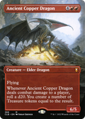 Ancient Copper Dragon (Borderless) (CLB-368) - Commander Legends: Battle for Baldur's Gate Foil