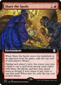 Share the Spoils (Extended Art) (AFC-303) - Forgotten Realms Commander: (Extended Art)