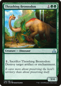 Thrashing Brontodon (RIX-148) - Rivals of Ixalan Foil