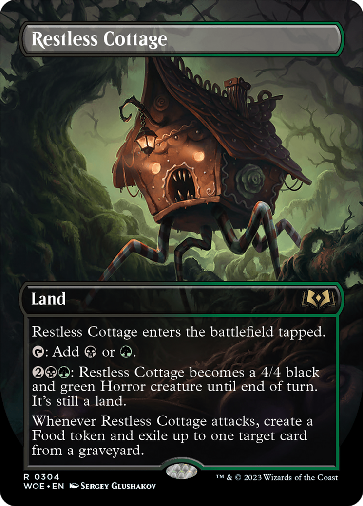 Restless Cottage (Borderless) (WOE-304) - Wilds of Eldraine
