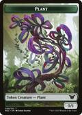 Plant (TNEC-009) - Neon Dynasty Commander Tokens