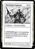 Baneslayer Aspirant (No PW Symbol) (CMB1-003) - Mystery Booster Playtest Cards 2021