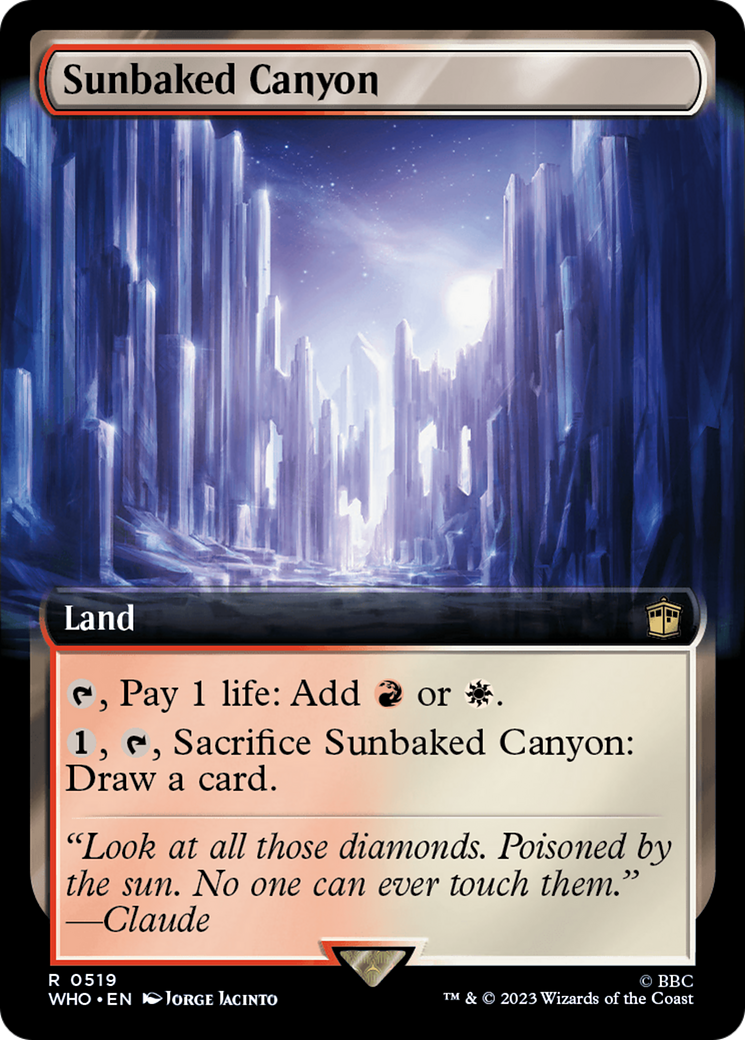 Sunbaked Canyon (Extended Art) (WHO-519) - Doctor Who: (Extended Art)
