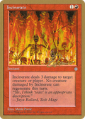 Incinerate - 1996 Eric Tam (ICE) (WCD-) - Pro Tour Collector Set