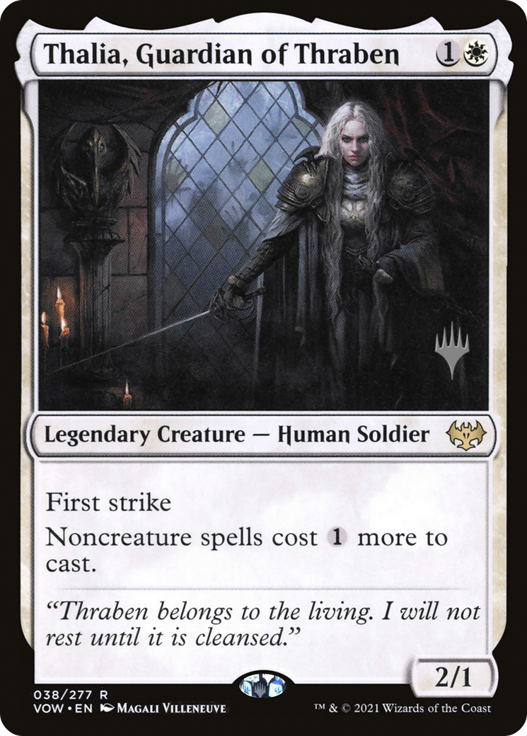 Thalia, Guardian of Thraben (PPDMU-038) - Innistrad: Crimson Vow Promos Foil