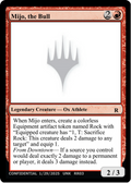 Mijo, the Bull (-) - Un-Known Event Playtest Cards