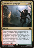 Dire-Strain Rampage (MID-219) - Innistrad: Midnight Hunt Foil