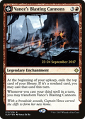 Vance's Blasting Cannons (PRE-173) - Ixalan Promos: (compasslanddfc) Foil