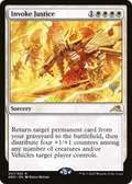 Invoke Justice (PPNEO-021) - Kamigawa: Neon Dynasty Promos Foil