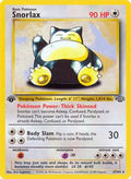 Snorlax (27) (27) 027  - 1st Edition Jungle - Rare