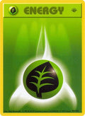 Grass Energy 099  - 1st Edition Base Set Shadowless - Common