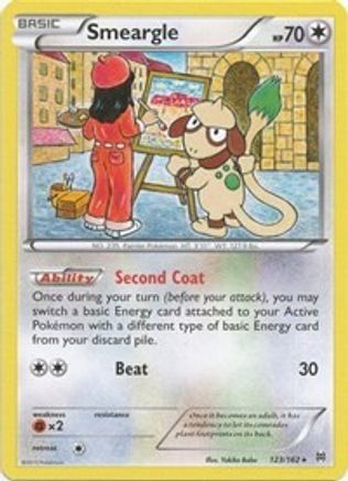 Smeargle 123  - Reverse Holofoil XY  BREAKthrough - Rare