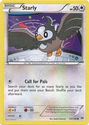Starly 125  - Reverse Holofoil XY  BREAKthrough - Common