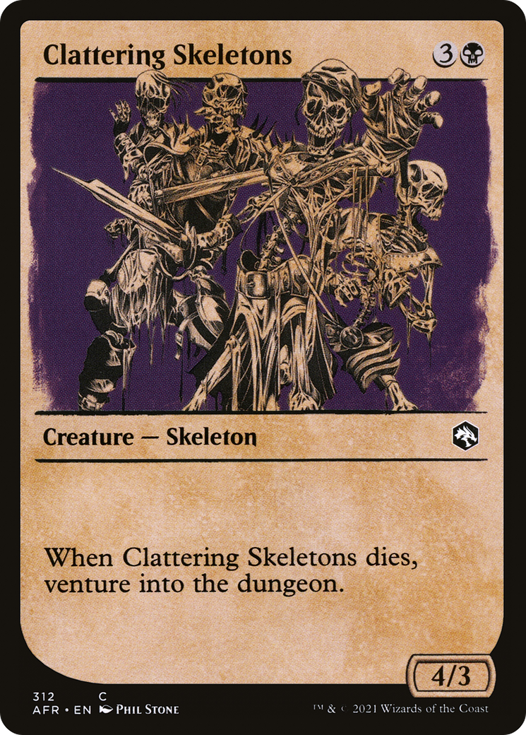 Clattering Skeletons (Showcase) (AFR-312) - Adventures in the Forgotten Realms: (Showcase)
