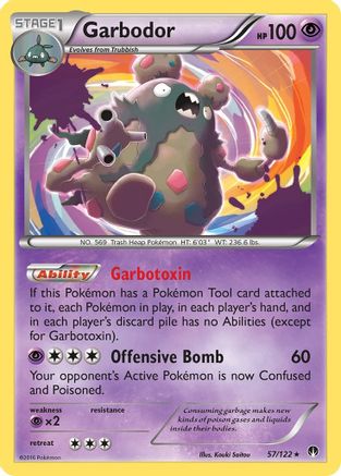 Garbodor 057  - Holofoil XY  BREAKpoint - Holo Rare