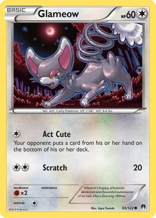 Glameow 093  XY  BREAKpoint - Common