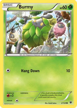 Burmy 002  XY  Fates Collide - Common