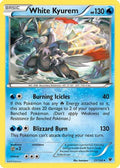 White Kyurem 021  - Reverse Holofoil XY  Fates Collide - Holo Rare