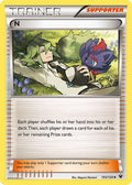 N (Supporter) 105  - Reverse Holofoil XY  Fates Collide - Uncommon