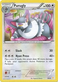 Purugly (19)  XY Trainer Kit Pikachu Libre & Suicune - Common