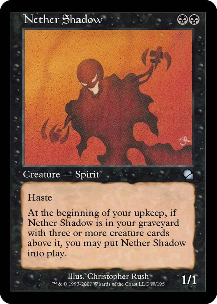 Nether Shadow (ME1-077) - Masters Edition Foil
